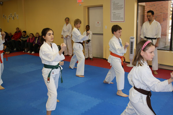 picture of kids training